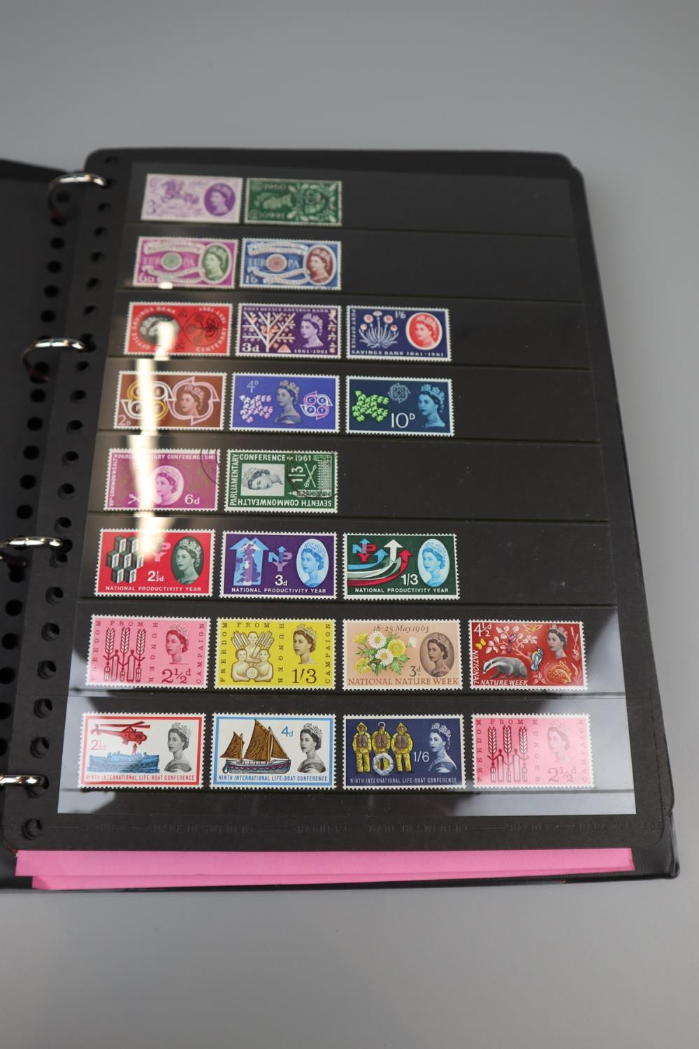 STAMPS - 5 albums of GB mint & used, mainly early QEII pre-decimal plus 4 empty Royal Mail - Image 101 of 129