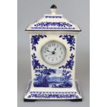 Wedgwood blue & white calendar clock L/E 309 of 950