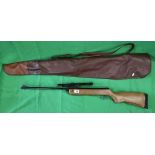 BSA Meteor air rifle with scope