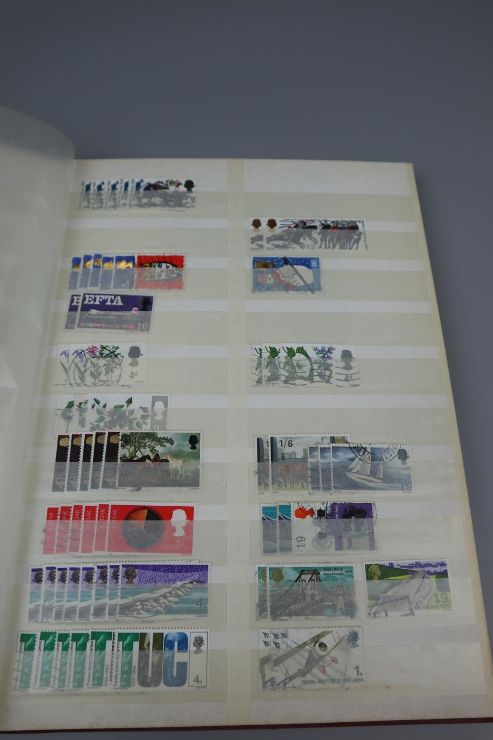 STAMPS - 5 albums of GB mint & used, mainly early QEII pre-decimal plus 4 empty Royal Mail - Image 88 of 129