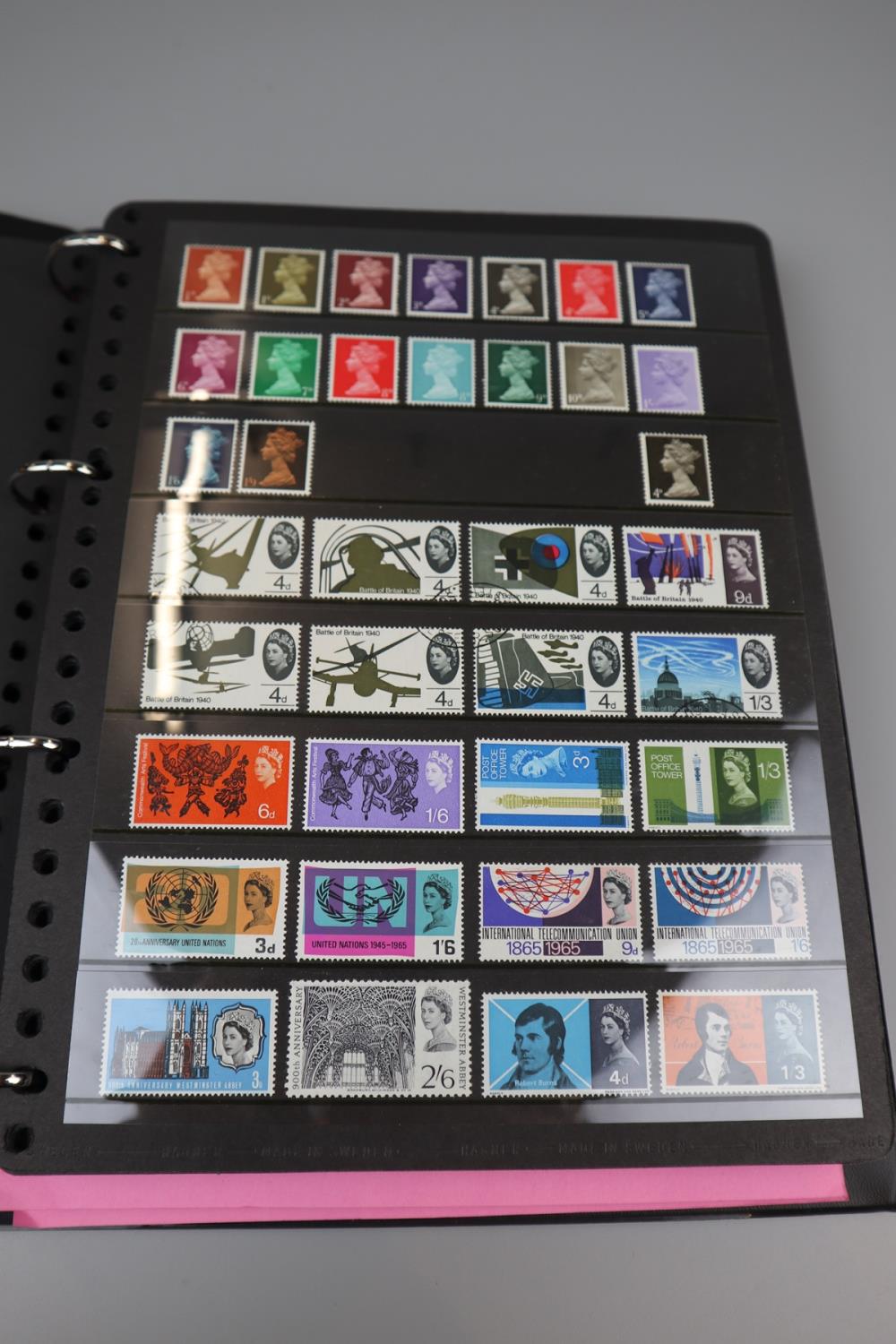 STAMPS - 5 albums of GB mint & used, mainly early QEII pre-decimal plus 4 empty Royal Mail - Image 103 of 129