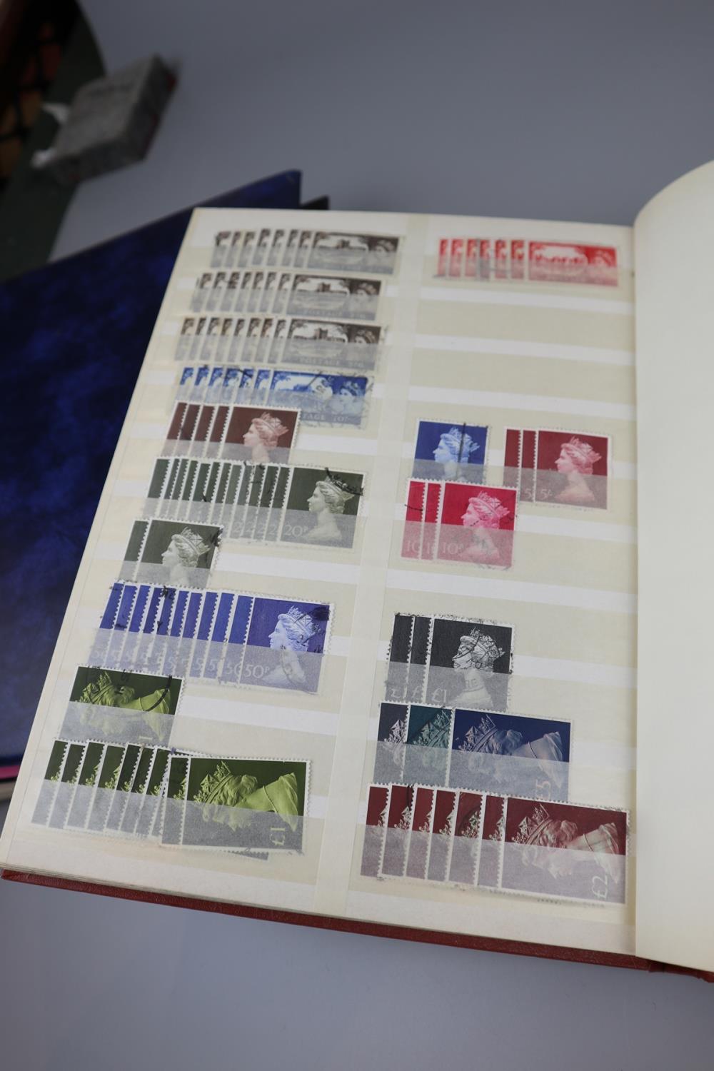 STAMPS - 5 albums of GB mint & used, mainly early QEII pre-decimal plus 4 empty Royal Mail - Image 98 of 129