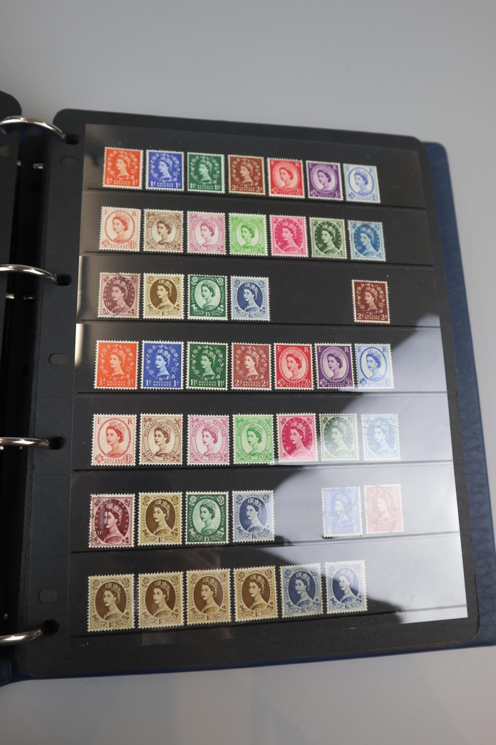 STAMPS - 5 albums of GB mint & used, mainly early QEII pre-decimal plus 4 empty Royal Mail - Image 34 of 129