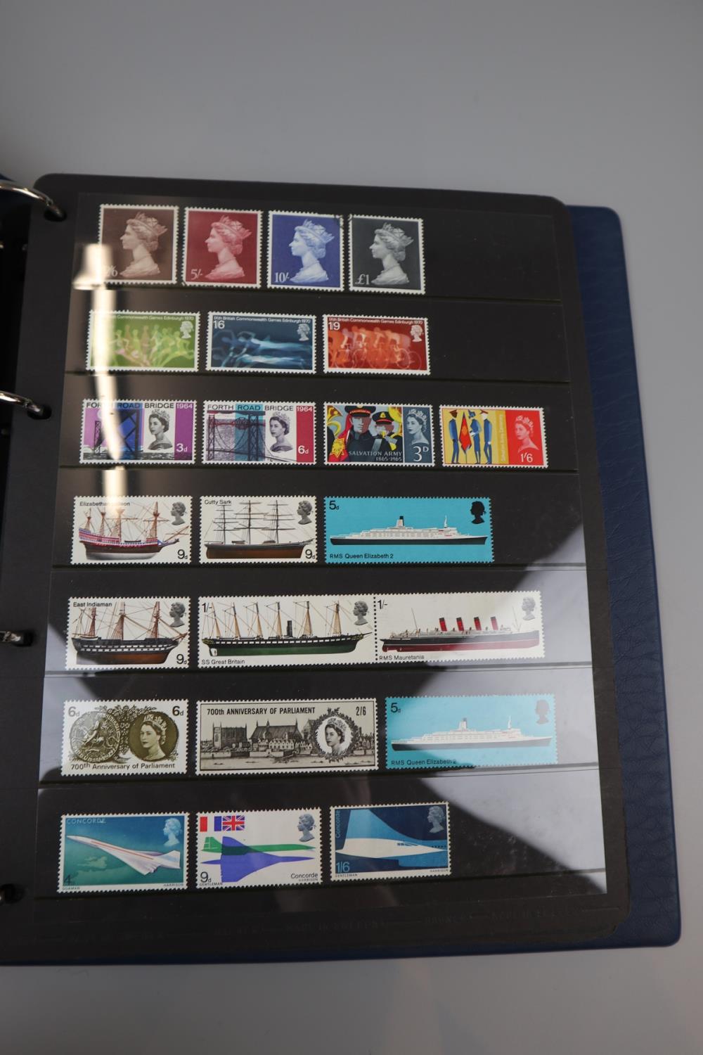 STAMPS - 5 albums of GB mint & used, mainly early QEII pre-decimal plus 4 empty Royal Mail - Image 39 of 129