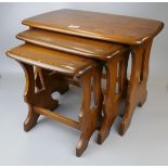 Ercol Golden Dawn nest of 3 tables