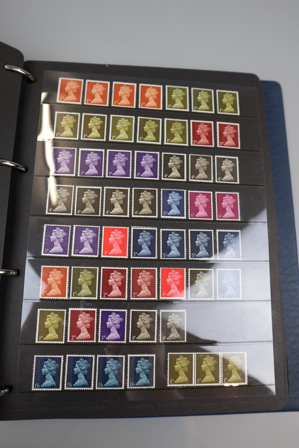 STAMPS - 5 albums of GB mint & used, mainly early QEII pre-decimal plus 4 empty Royal Mail - Image 36 of 129