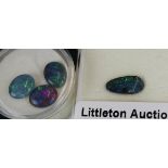4 solid boulder opals - Mined at Winton, Queensland Australia with COA