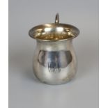 Hallmarked silver mug - George IV - J & R Griffin - Chester 1921