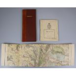 2 old maps of India & old ledger