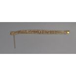 Fine 18ct gold diamond bracelet