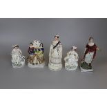 5 19thC figures