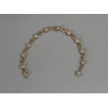 18ct gold diamond bracelet