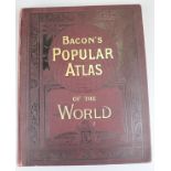 Bacons Popular Atlas of the World