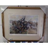 Chris Collingwood - L/E signed print - The battle of Navesby