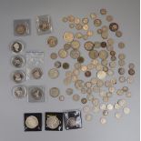 Collection of mostly silver coins