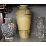 3 large vases