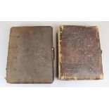 2 well populated Victorian photograph albums