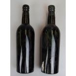 2 bottles of vintage port - Dows 1960 (levels good, no labels)