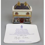 Royal Crown Derby L/E - Govier's Souvenir Shop by Hugh Gibson with CAO