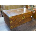 Rosewood writing slope with secret compartment
