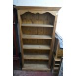 Large pine bookcase