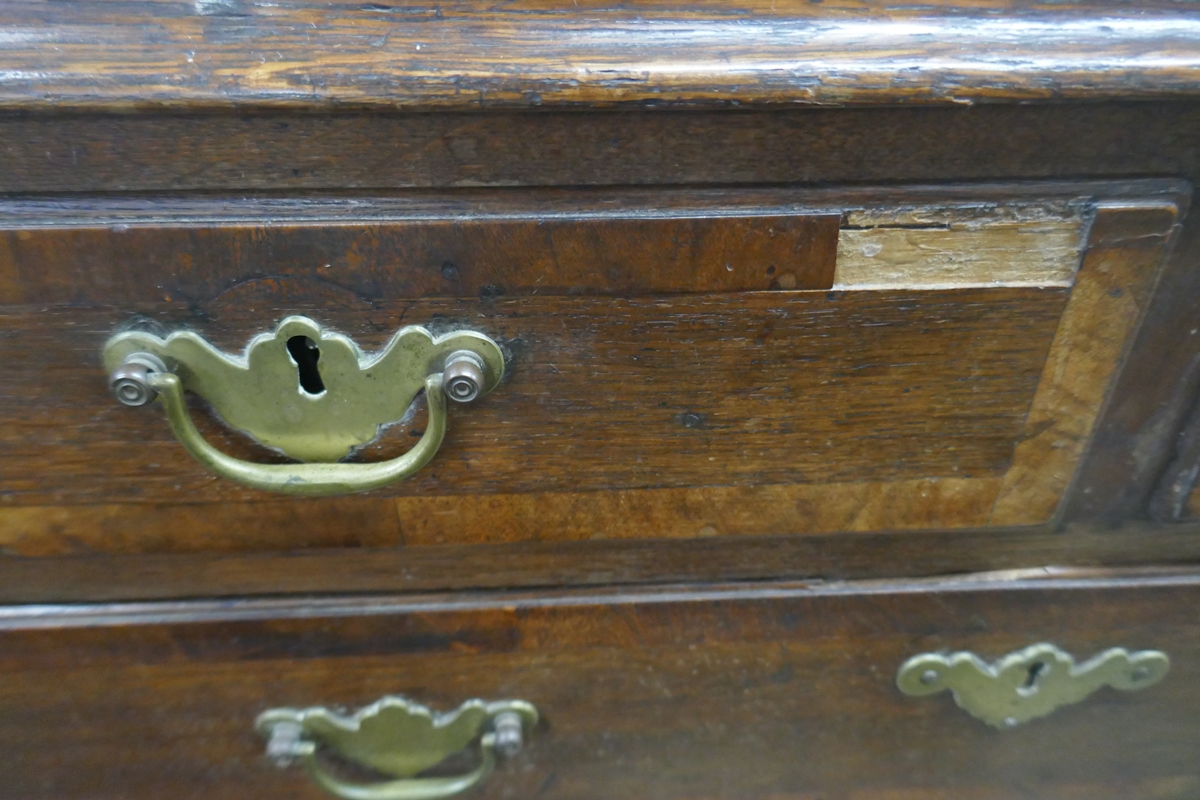 Small Georgian inlaid chest of drawers - Approx W: 82cm D: 48cm H: 78cm - Image 4 of 5