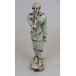 Egyptian ceramic figure - Approx H: 25cm