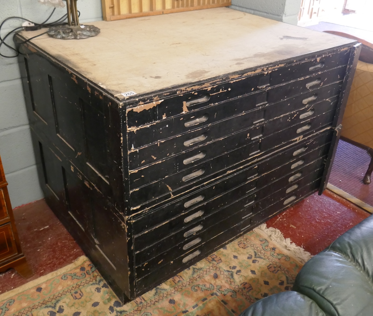 Vintage plan chest by Staverton - Image 3 of 4