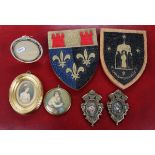 Collection of miniatures & crests