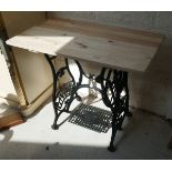 Sewing machine table