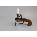 Flintlock tinderbox candle lighter