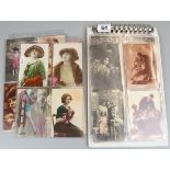Folder of early postcards