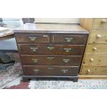 Small Georgian inlaid chest of drawers - Approx W: 82cm D: 48cm H: 78cm