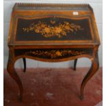 Kingwood and ormolu marquetry Bonheur Du Jour