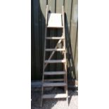 Vintage wooden step ladders