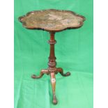 Pie crust tripod table A/F