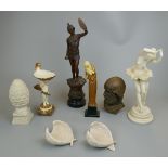 Collectables to include Roman centurion figure