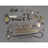 Collection of assorted gold, silver etc