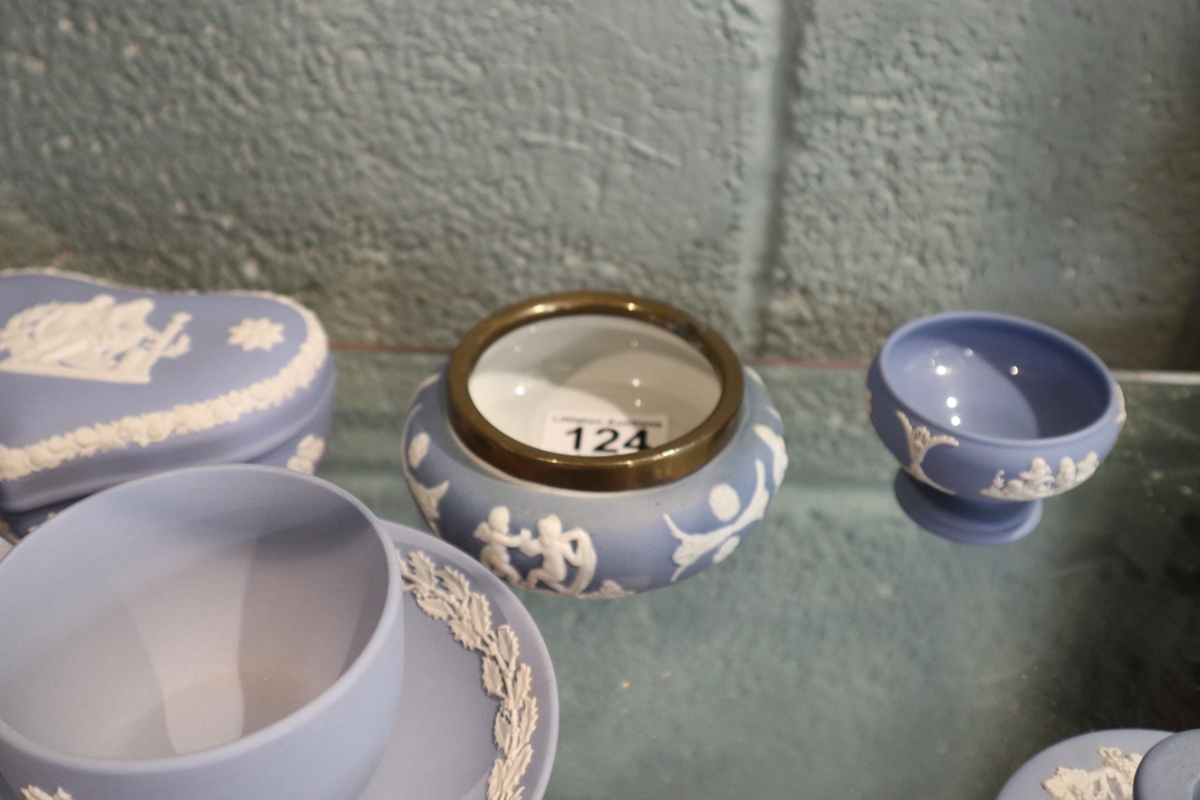 Collection of blue Wedgwood Jasperware - Image 4 of 9