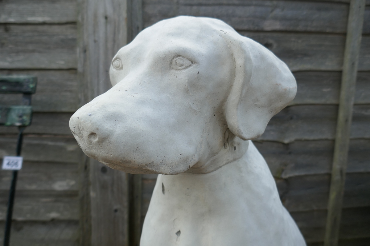 Stone dog - Approx H: 81cm - Image 2 of 2