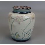 Small Art Nouveau studio pottery vase - Approx H: 9.5cm