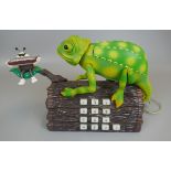 Novelty chameleon telephone in good working order