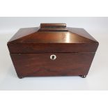 Rosewood tea caddy