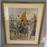 Large military print - Saving the Colours: The Guards Inkerman by Robert Gibb