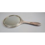 Hallmarked silver vanity mirror - Mappin & Webb