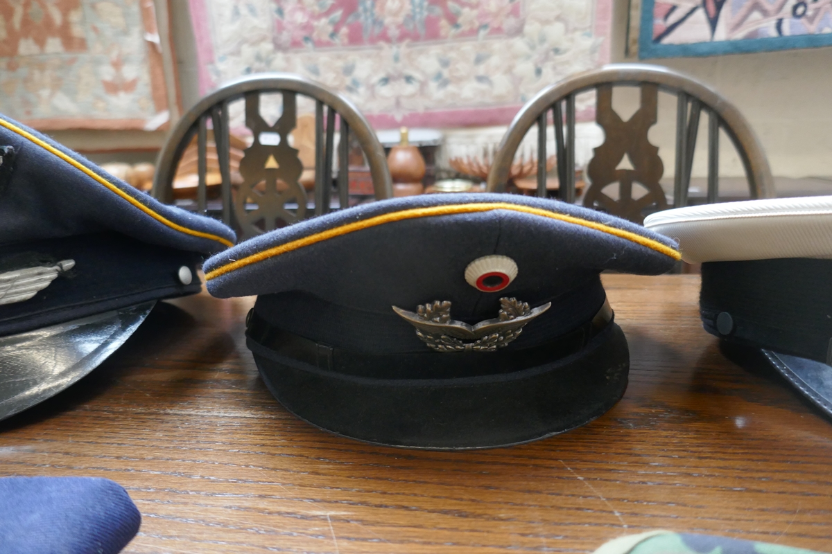 Collection of military caps etc to include 2 House of Hardy fishing rod bags - Bild 6 aus 9