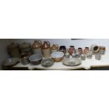 Collection of stoneware to include Doulton Lambeth