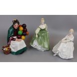 3 Royal Doulton figurines to include the balloon seller