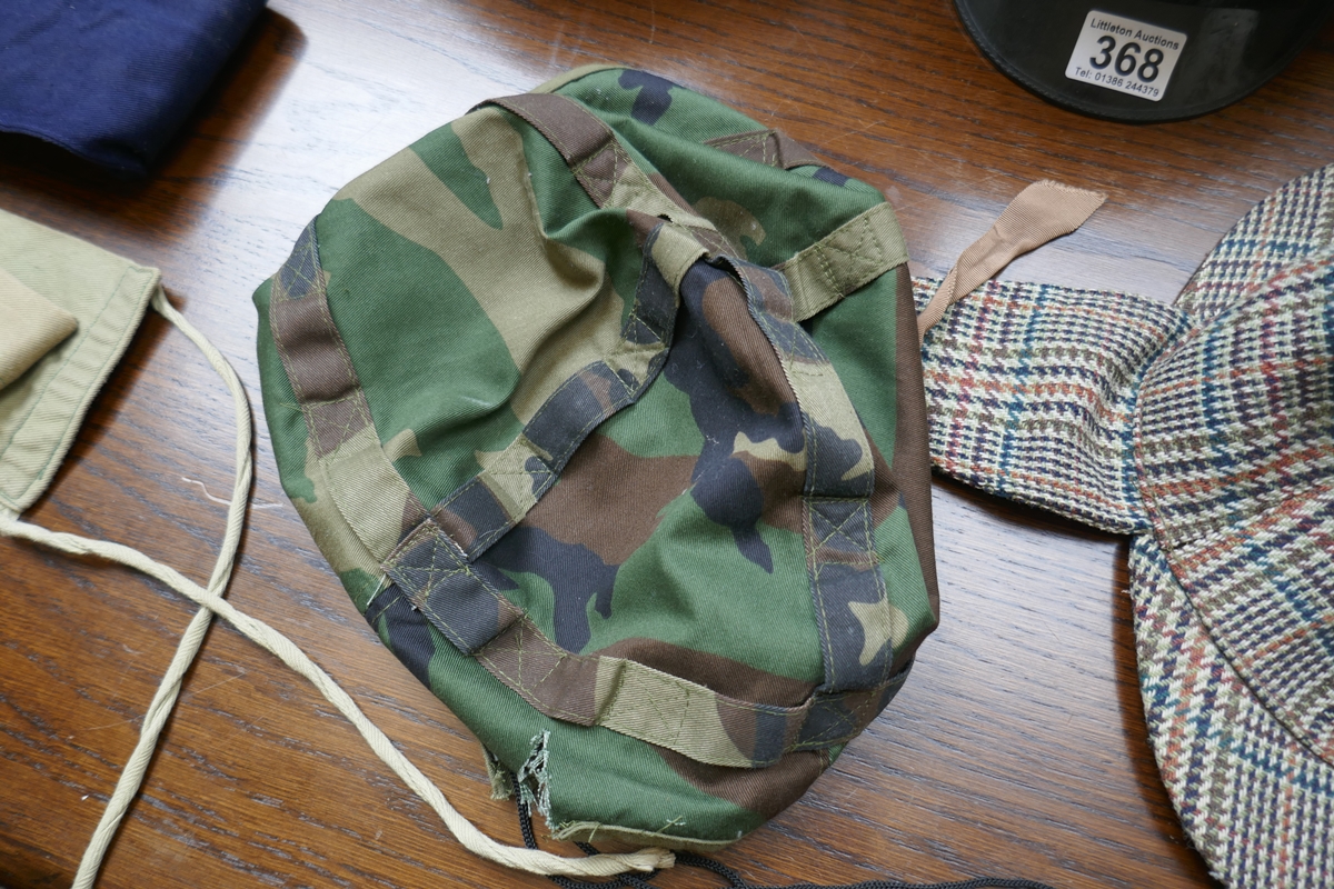 Collection of military caps etc to include 2 House of Hardy fishing rod bags - Bild 5 aus 9