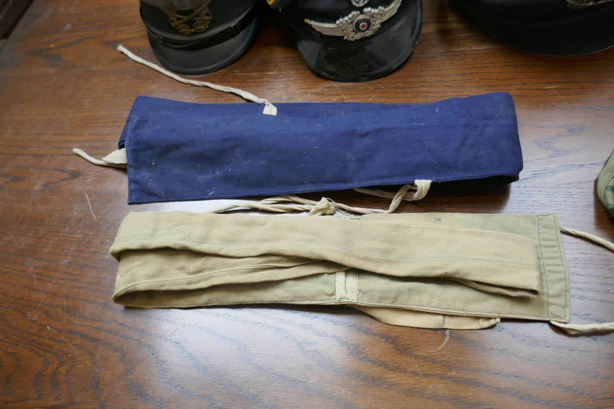 Collection of military caps etc to include 2 House of Hardy fishing rod bags - Bild 9 aus 9